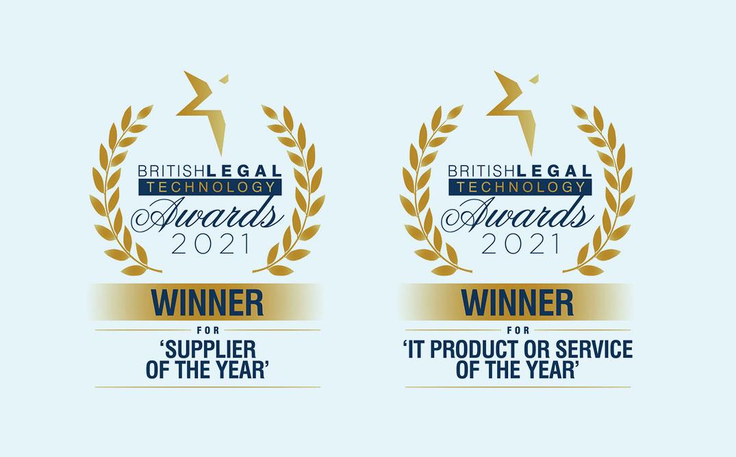 British Legal Technology Award badges